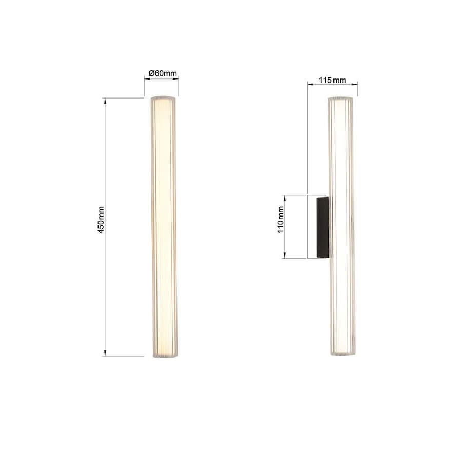 Kinkiet Light Prestige Linea transparentny LED CCT 3000K/4000K/6000K (regulowana) 1 szt.