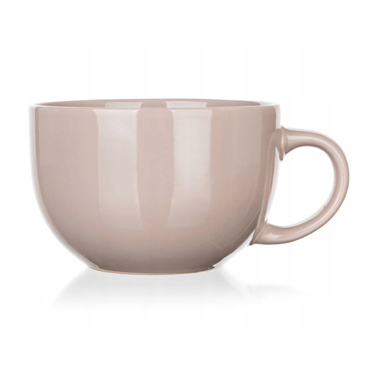 KUBEK ceramiczny kolor latte 800 ml duży jumbo na zupę herbatę jedzenie