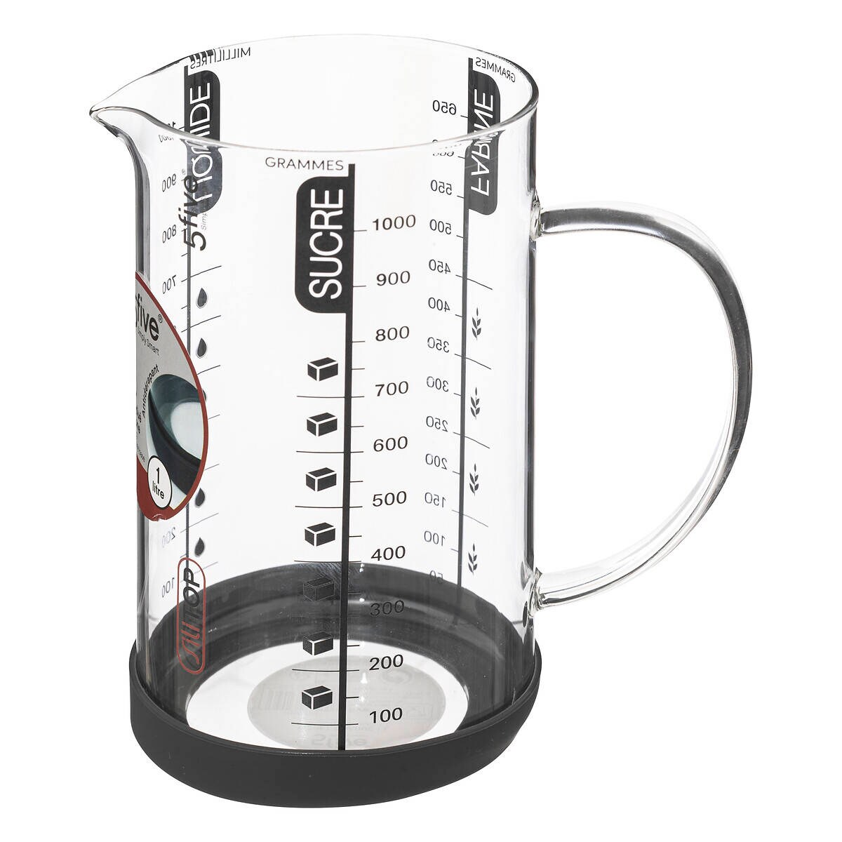 Menzurka kuchenna, szklana, 1 l