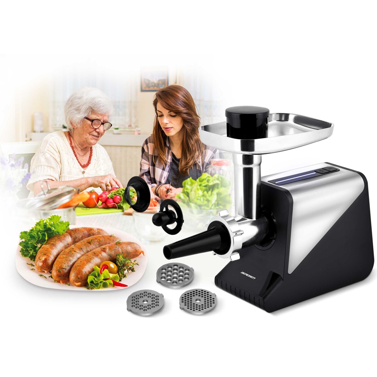 Maszynka do mielenia mięsa warzyw rozdrabniacz Berdsen