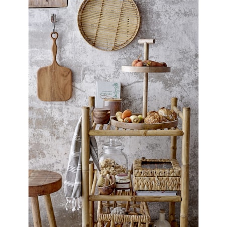 Pojemnik na Żywność i den Hiacynt Wodny 23 x 10 x 23 cm na Herbatę Przegrody