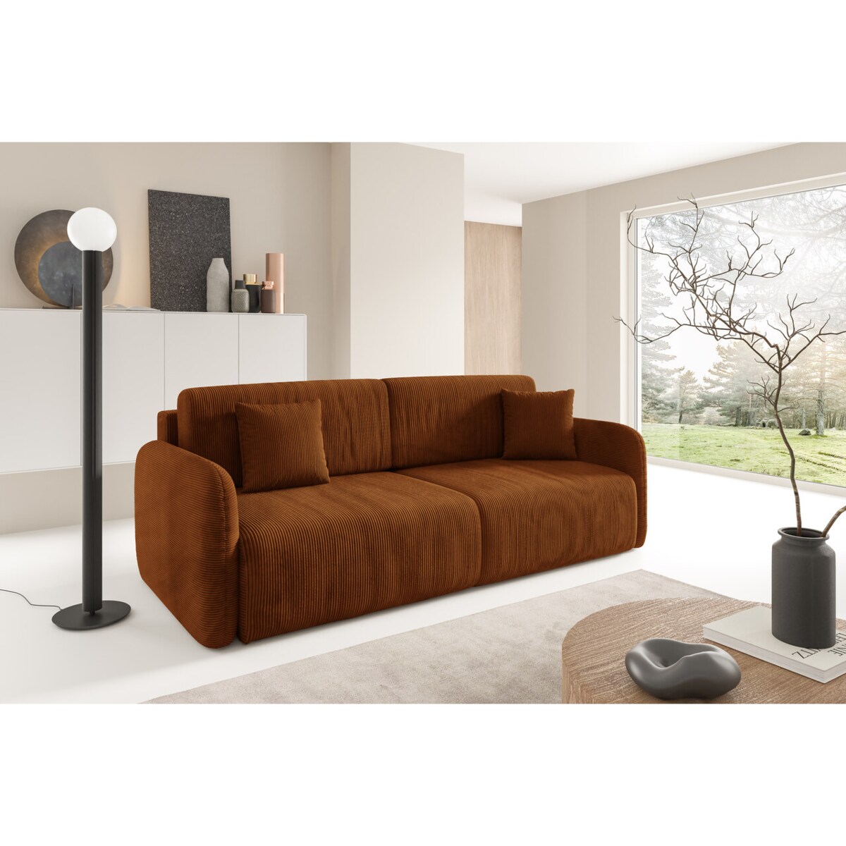 Kanapa MALLOW z funkcją spania Kolor: POSO 40