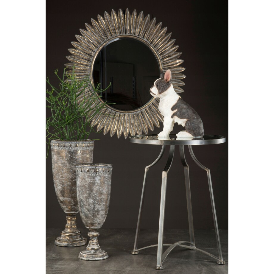 LUSTRO FAZOWANE SŁOŃCE styl antyczny śr. 74cm