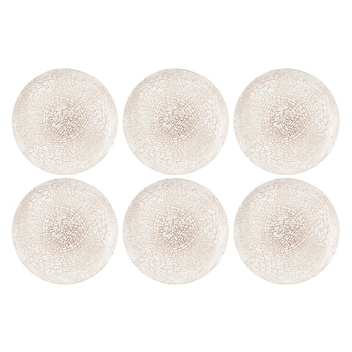 SELTMANN LIBERTY KRAKELEE Zestaw 6 talerzy obiadowych 27.5 cm