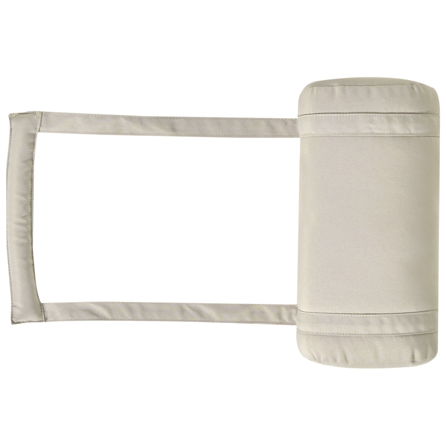 Leżak ogrodowy z poduszką JAVA PREMIUM Drewno akacjowe Beżowoszary