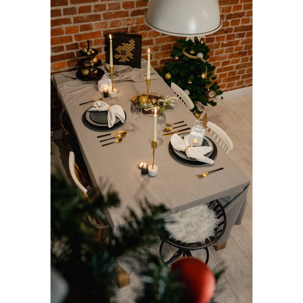 Komplet sztućców ze stali nierdzewnej JUNGLE, 16 elementów