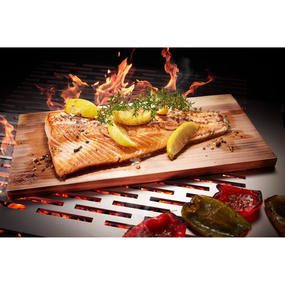 Zestaw 2 cedrowych desek BBQ XXL