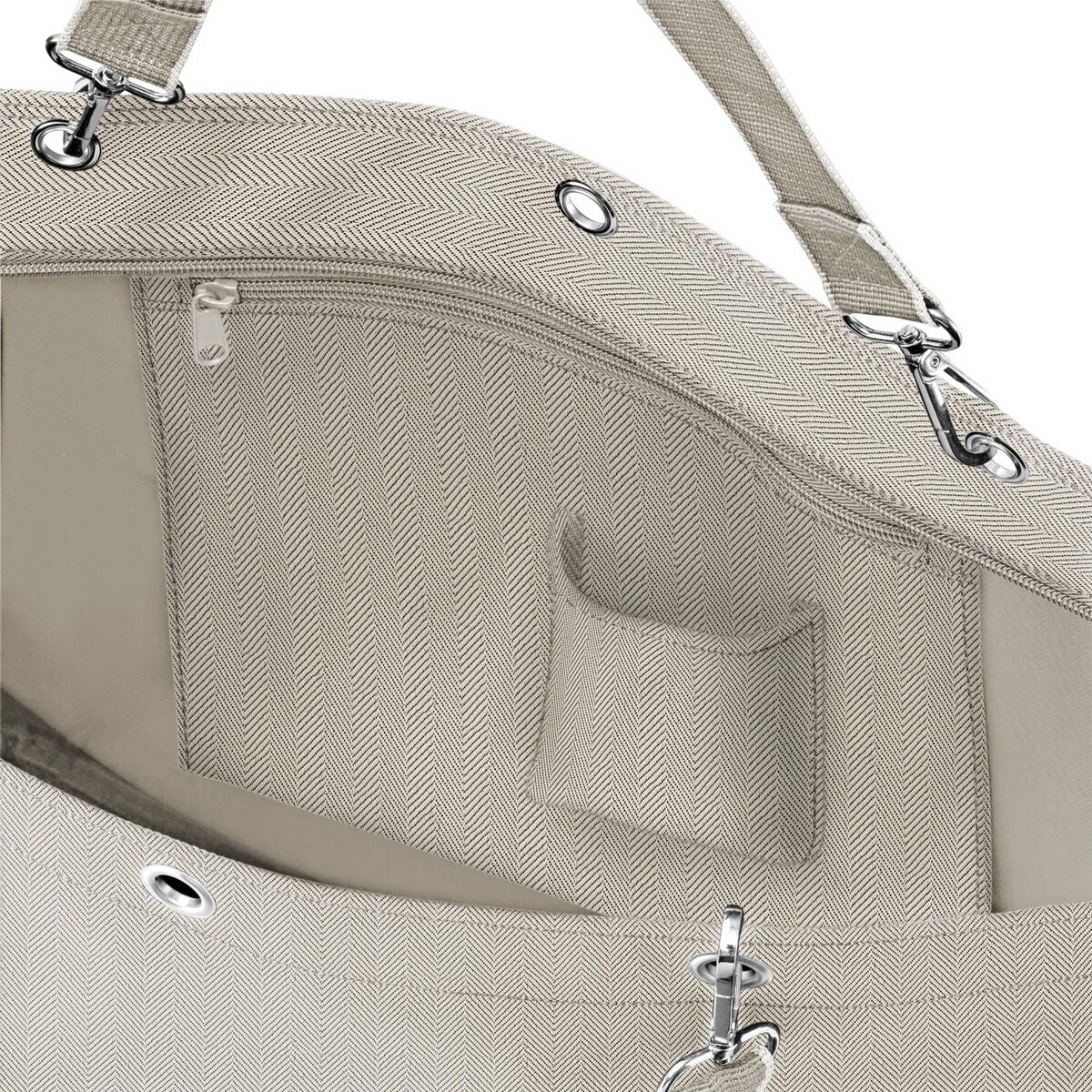 Torba SHOPPER XL, herringbone sand