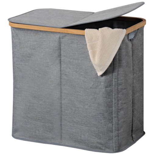 Kosz na pranie, dwukomorowy, KESPER