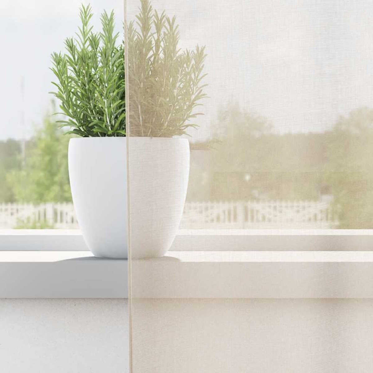 vidaXL Zasłony woalowe z przelotkami 2 szt. Kremowe 140x225 cm