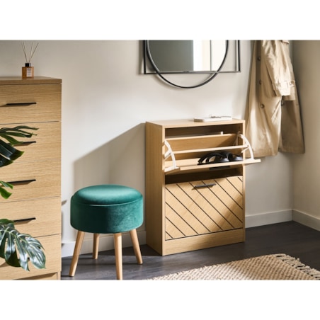 Szafka na buty PENTICTON Jasnobrązowy