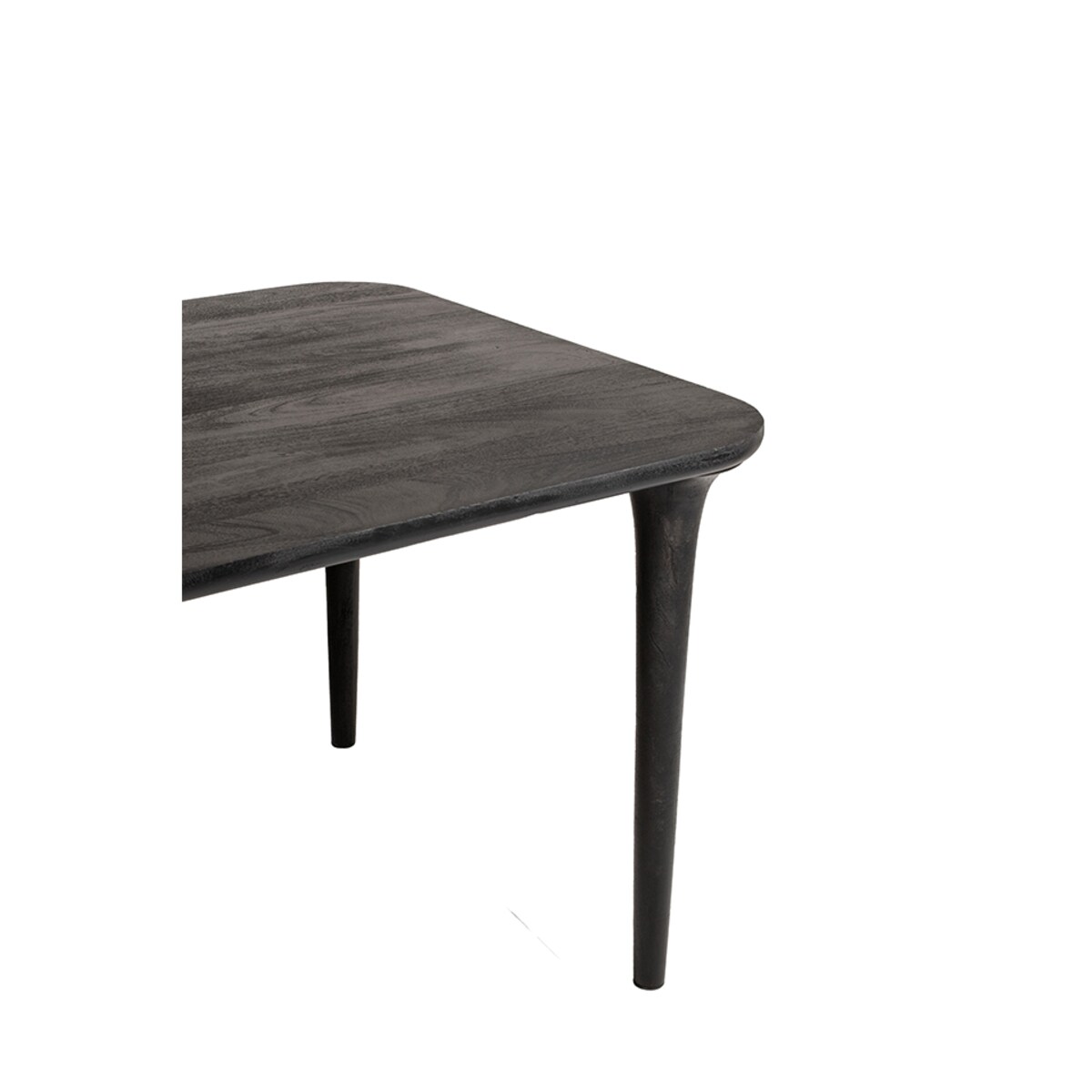 MaMaison stół jadalniany LAMINAR 200 czarny / drewno