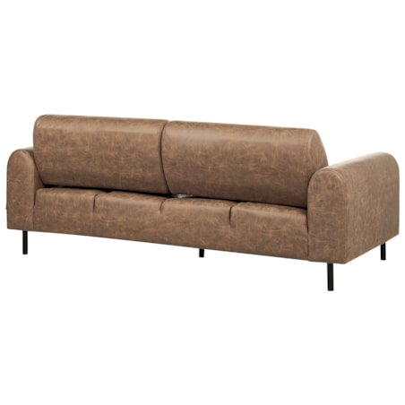 Sofa 3-osobowa brązowa ASKIM