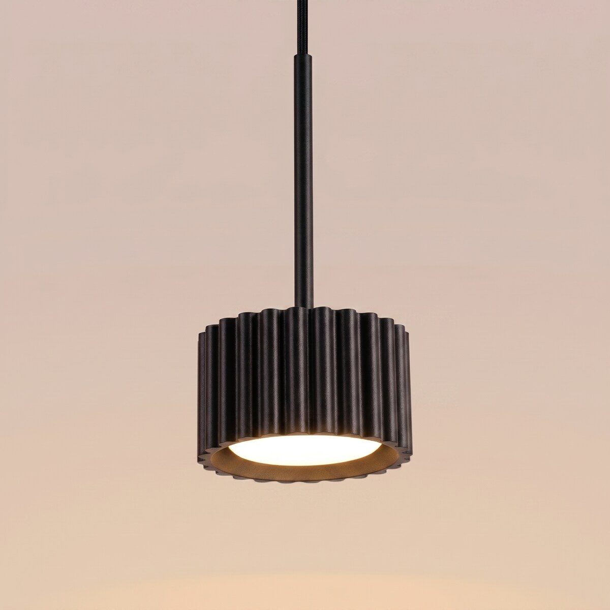 Lampa wisząca AURA 1 czarna Gx53