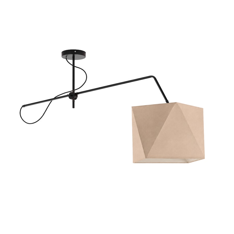 Lampa wisząca przegubowa sufitowa regulowana z abażurem diament MODERN