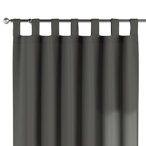 Zasłona na szelkach 1 szt. 130x245 szary