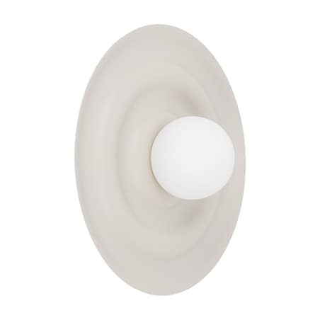 Kinkiet Tk Lighting Onda Kaszmirowy Beż M Falowany Okręgi Klosz 1Xg9