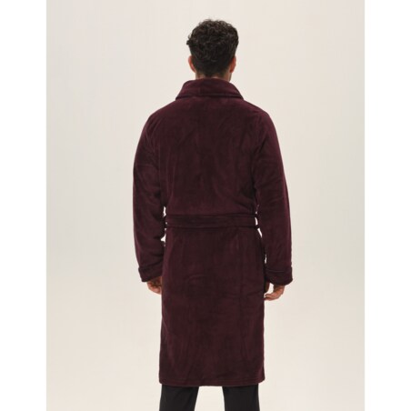 Szlafrok Hustle 41935-93X Bordowy Bordowy, XXL