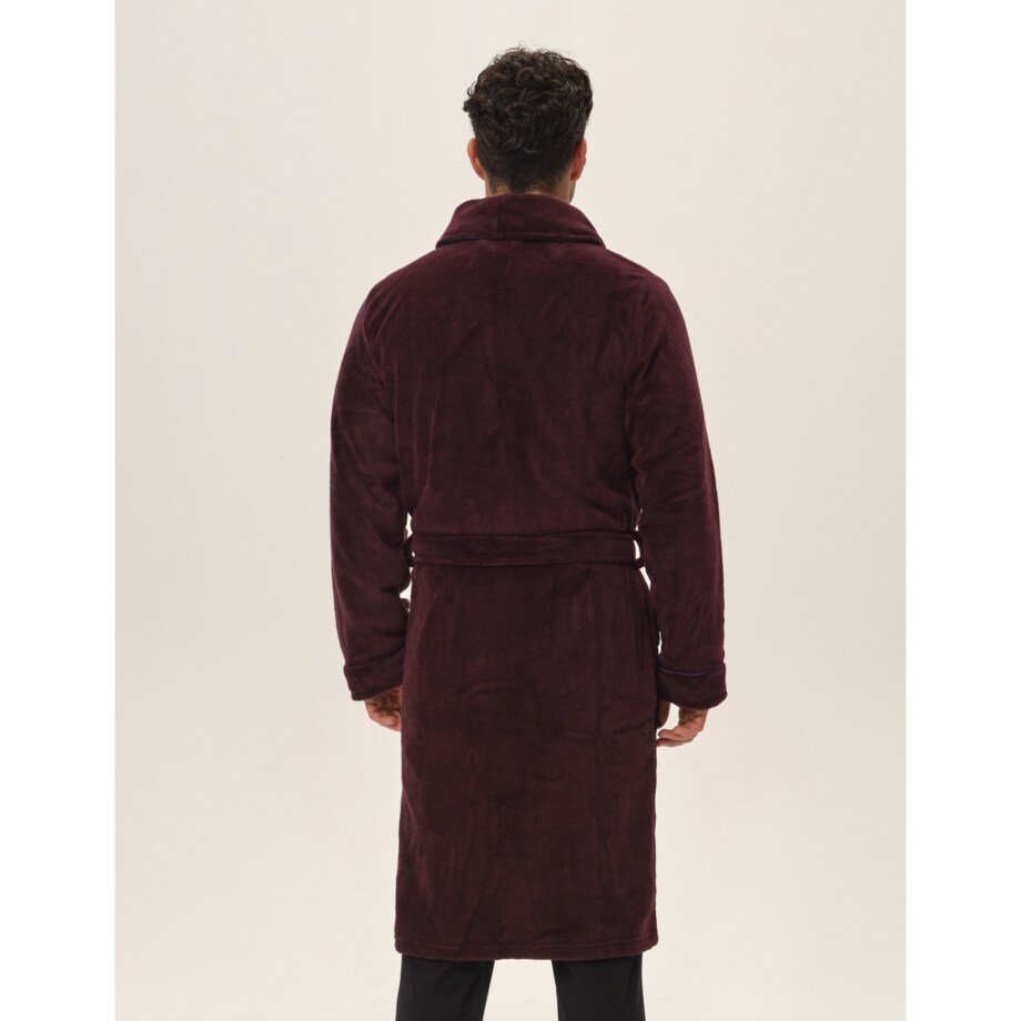 Szlafrok Hustle 41935-93X Bordowy Bordowy, XXL
