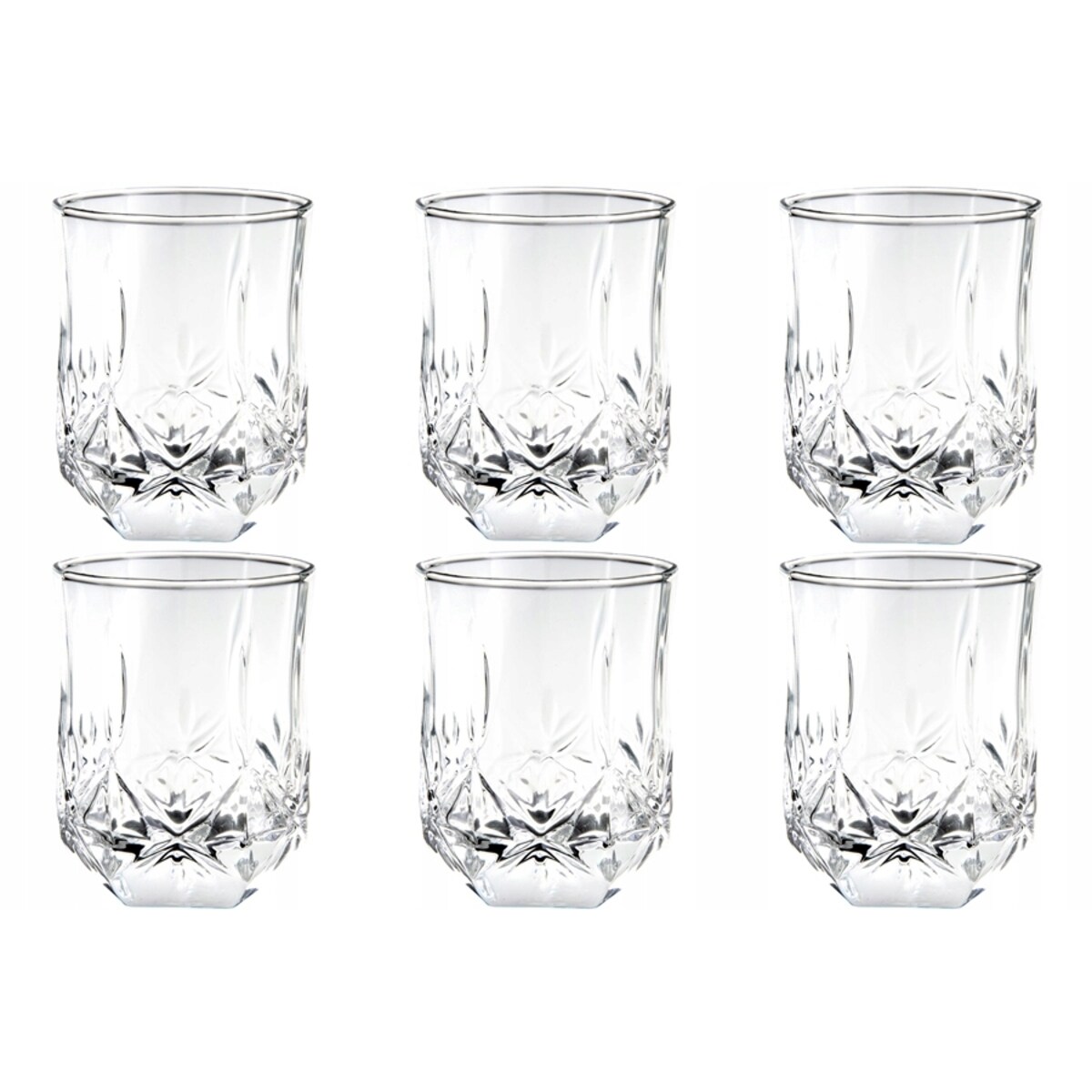 Komplet 6 szklanek Brighton 270 ml niskie LUMINARC na napoje soki drinki