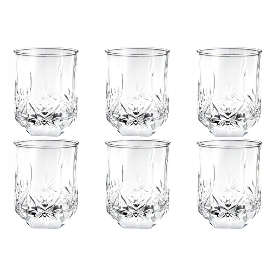 Komplet 6 szklanek Brighton 270 ml niskie LUMINARC na napoje soki drinki