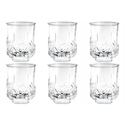 Komplet 6 szklanek Brighton 270 ml niskie LUMINARC na napoje soki drinki
