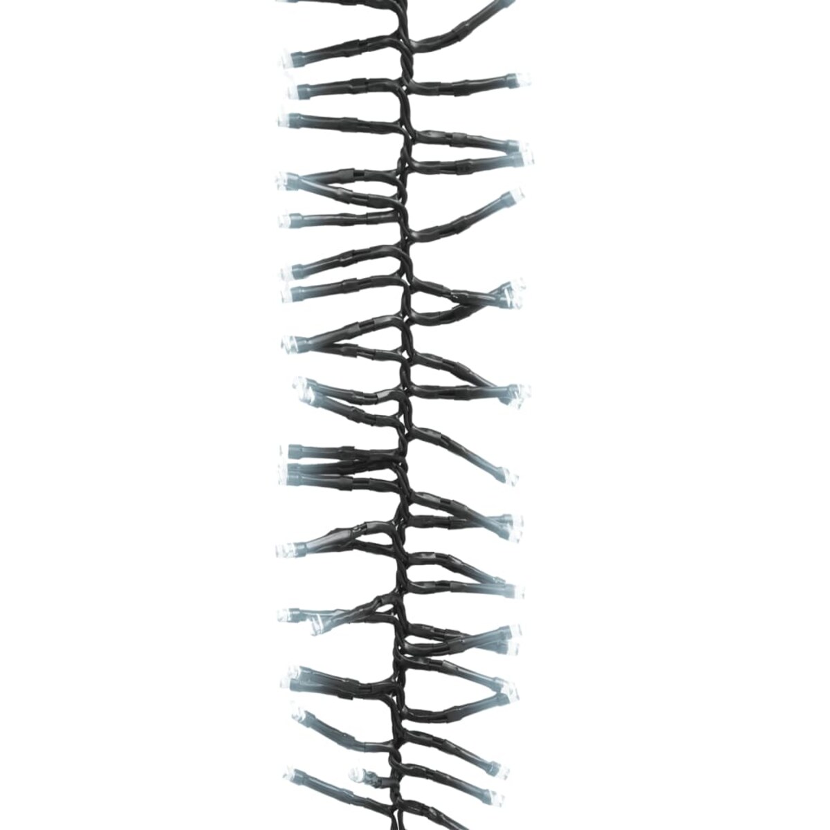 vidaXL Sznur lampek LED, 1000 diod w kolorze zimnej bieli, 11 m, PVC