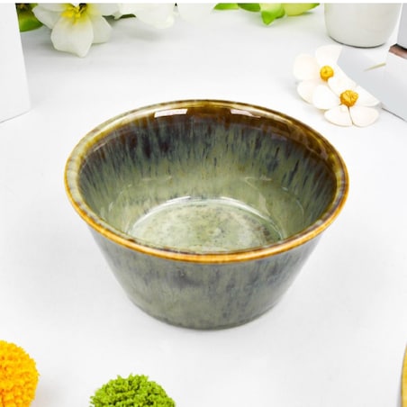 Sosjerka naczynie na dipy 10,5x5,5 cm zielone