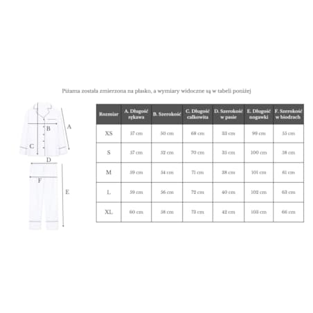 Piżama Dżungla długa XS