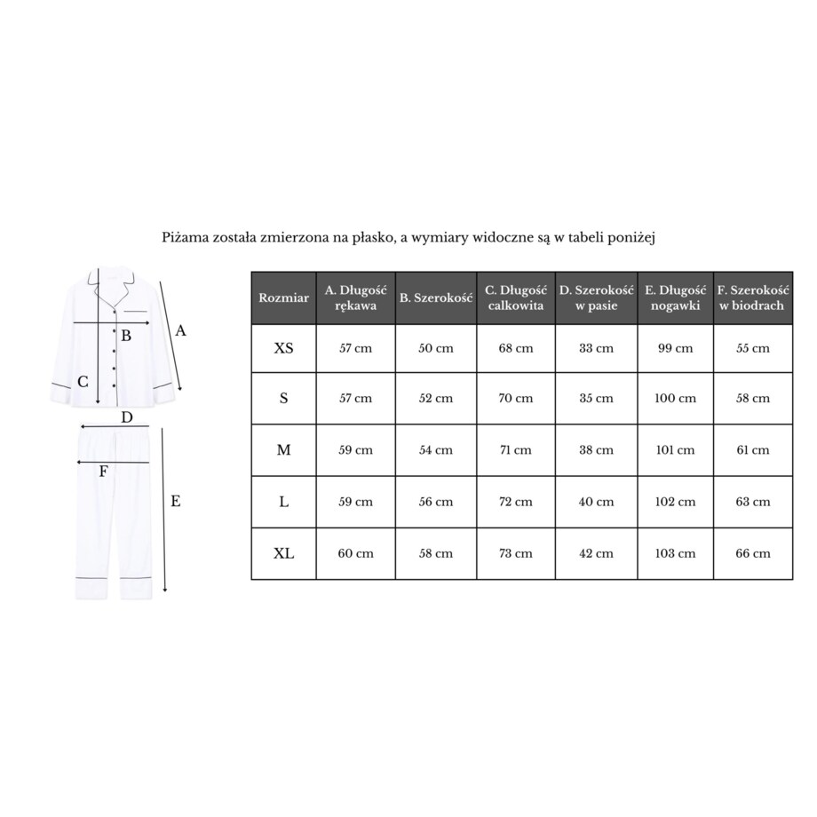 Piżama Dżungla długa XS