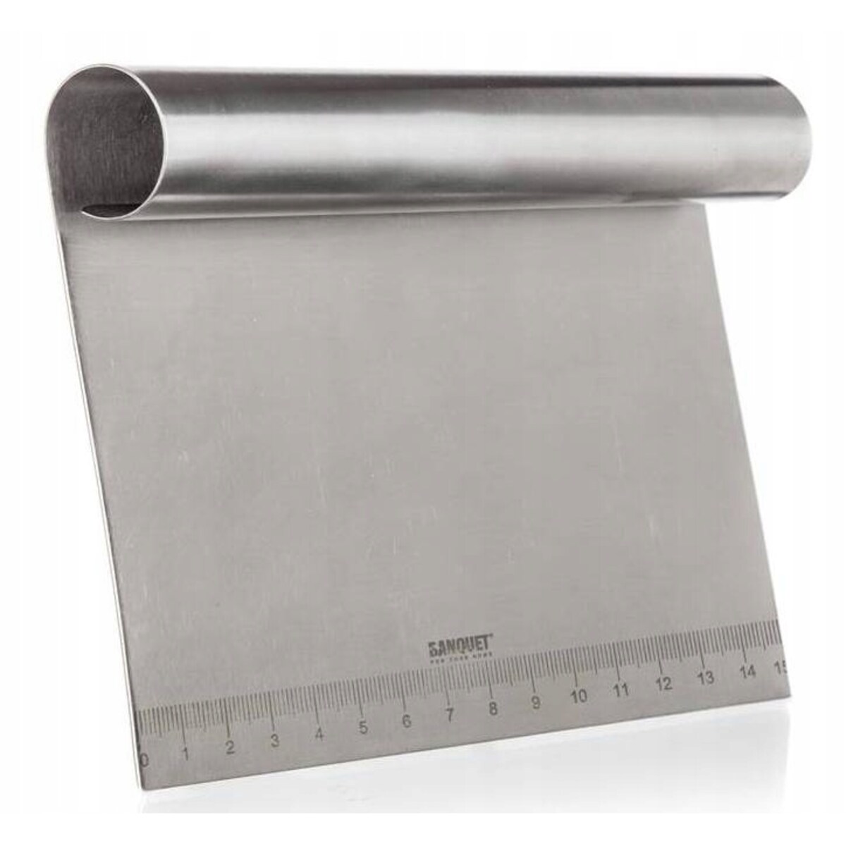 SZPATUŁKA SZATKOWNICA KUCHENNA 15cm metalowa pomocnik do ciasta gotowania