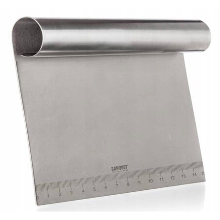 SZPATUŁKA SZATKOWNICA KUCHENNA 15cm metalowa pomocnik do ciasta gotowania
