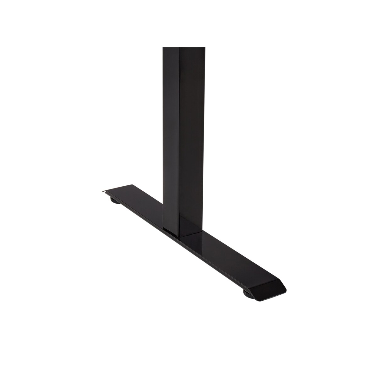 Biurko regulowane manualnie DESTINES Czarny/ jasny brąz 160 cm 72 cm