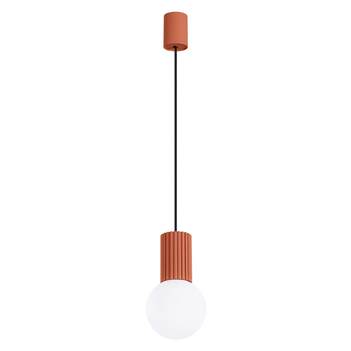 Lampa wisząca HALO 1 ochra czerwona