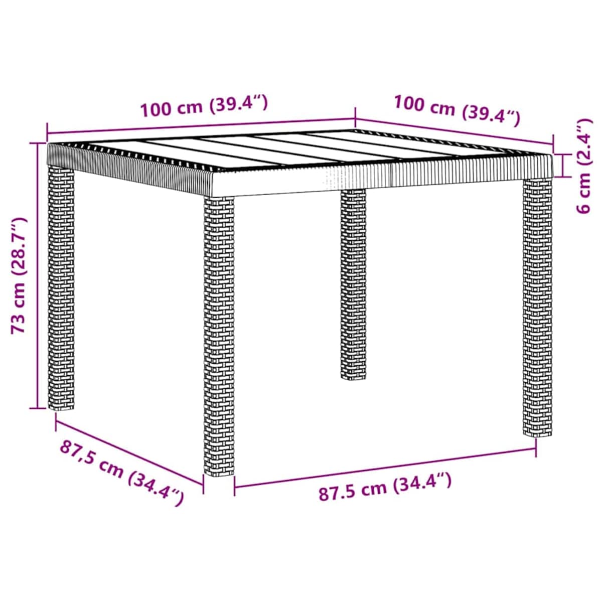 vidaXL Zestaw do jadalni w ogrodzie 5 pcs Jasnoszary Rattan Polt