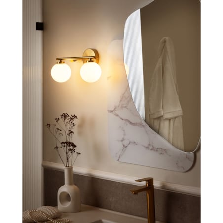 Lampa ścienna GIJOU Mosiężny Metal