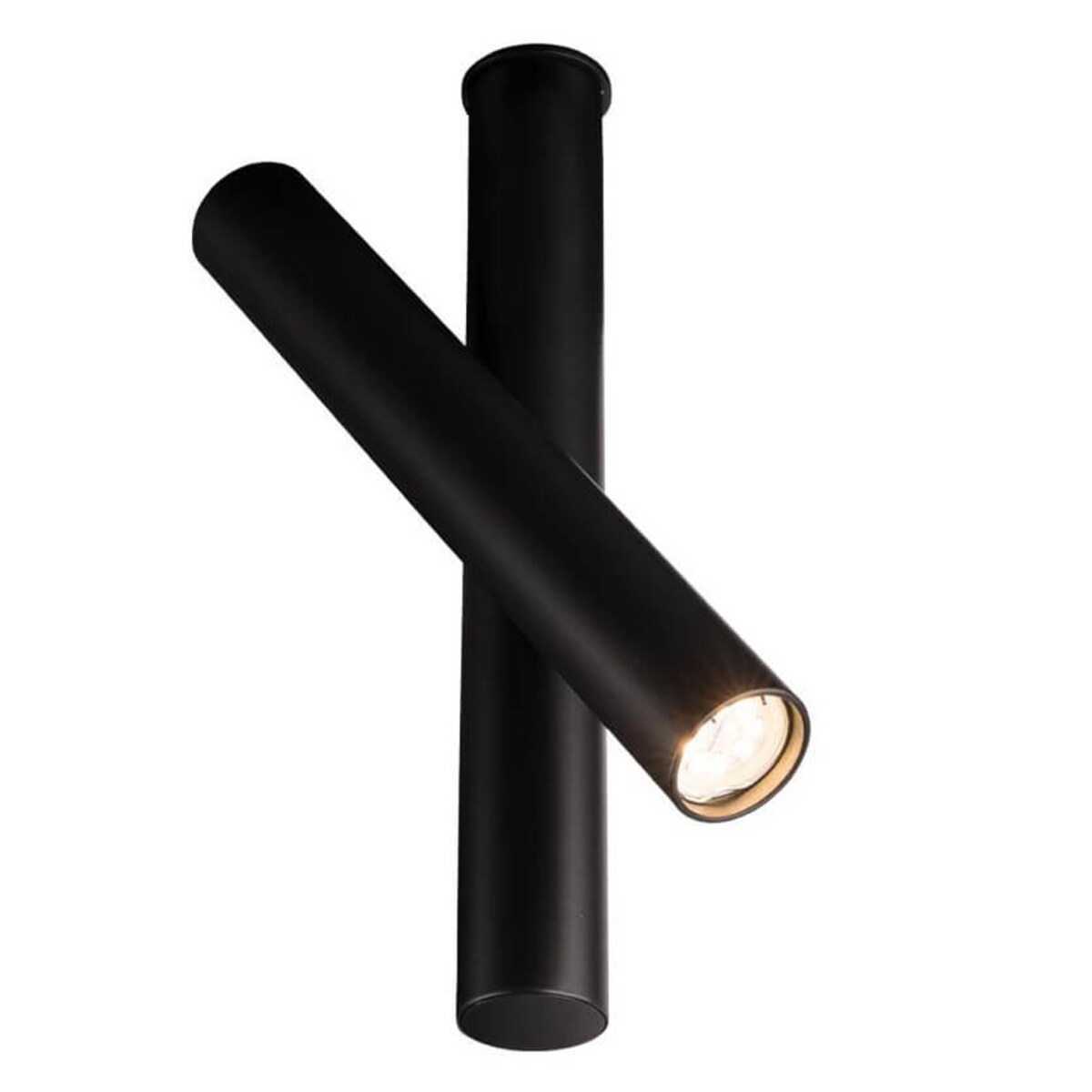 Downlight LAMPA sufitowa YABU 2243 Shilo metalowa OPRAWA tuby czarne