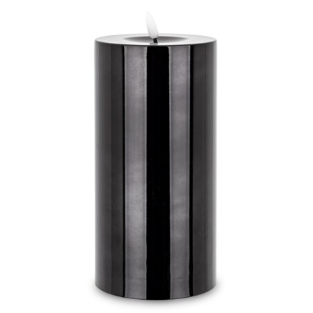Świeca LED z tworzywa sztucznego Timer 22x10x10 cm BATTI-2 big czarna