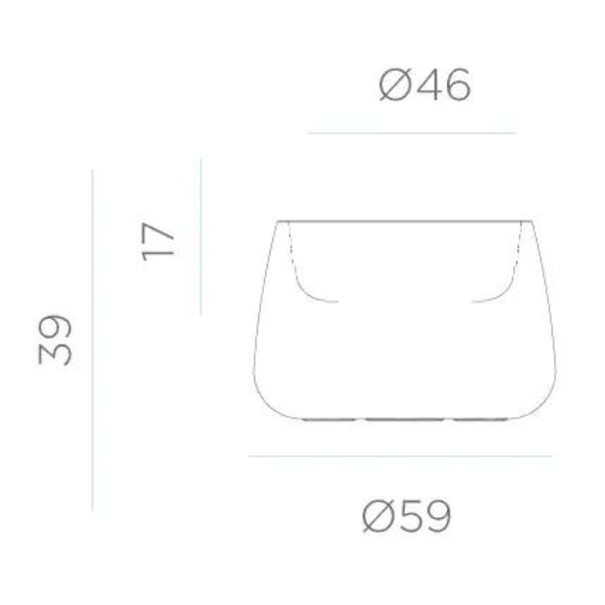 Podświetlana donica lampa tarasowa Camelia LUMCA060SSNW King Home IP65 biała