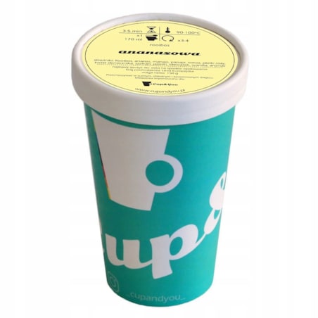 Sypana herbata czerwonokrzew Rooibos ANANASOWA wanilia mango 150g premium - herbata liściasta sypana mieszanka napar susz