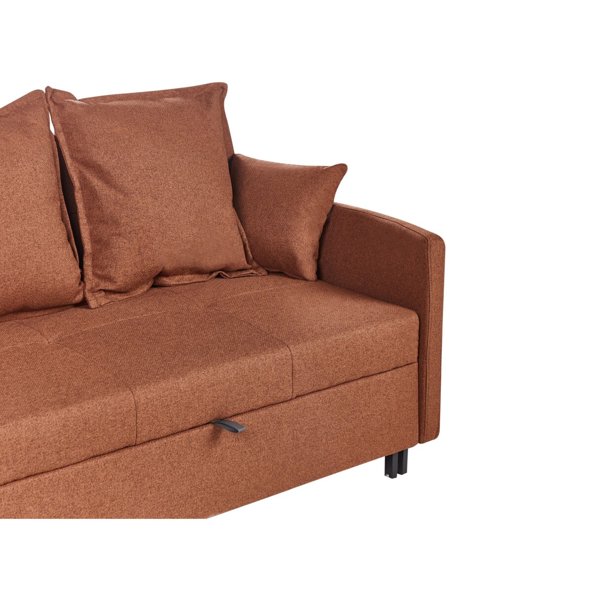 Sofa rozkładana HOVIN Złoty brąz