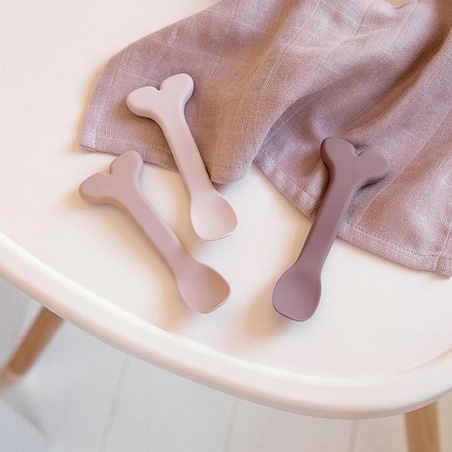 Done by Deer Łyżeczka Silikonowa 3 szt Wally Powder