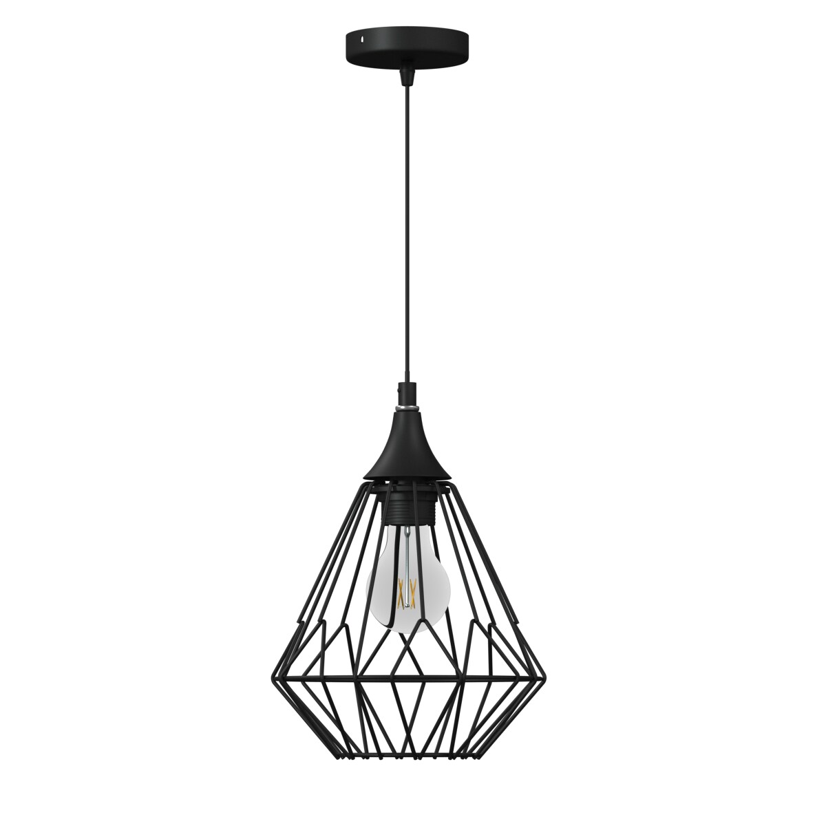 Lampa wisząca FLAVE, 19 x 27 cm, industrialna