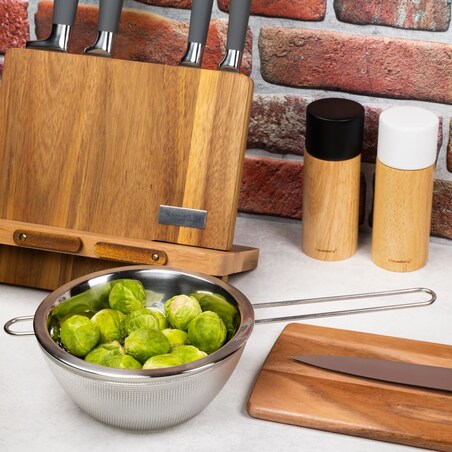 Durszlak cedzak z uchwytem 18cm KINGHOFF