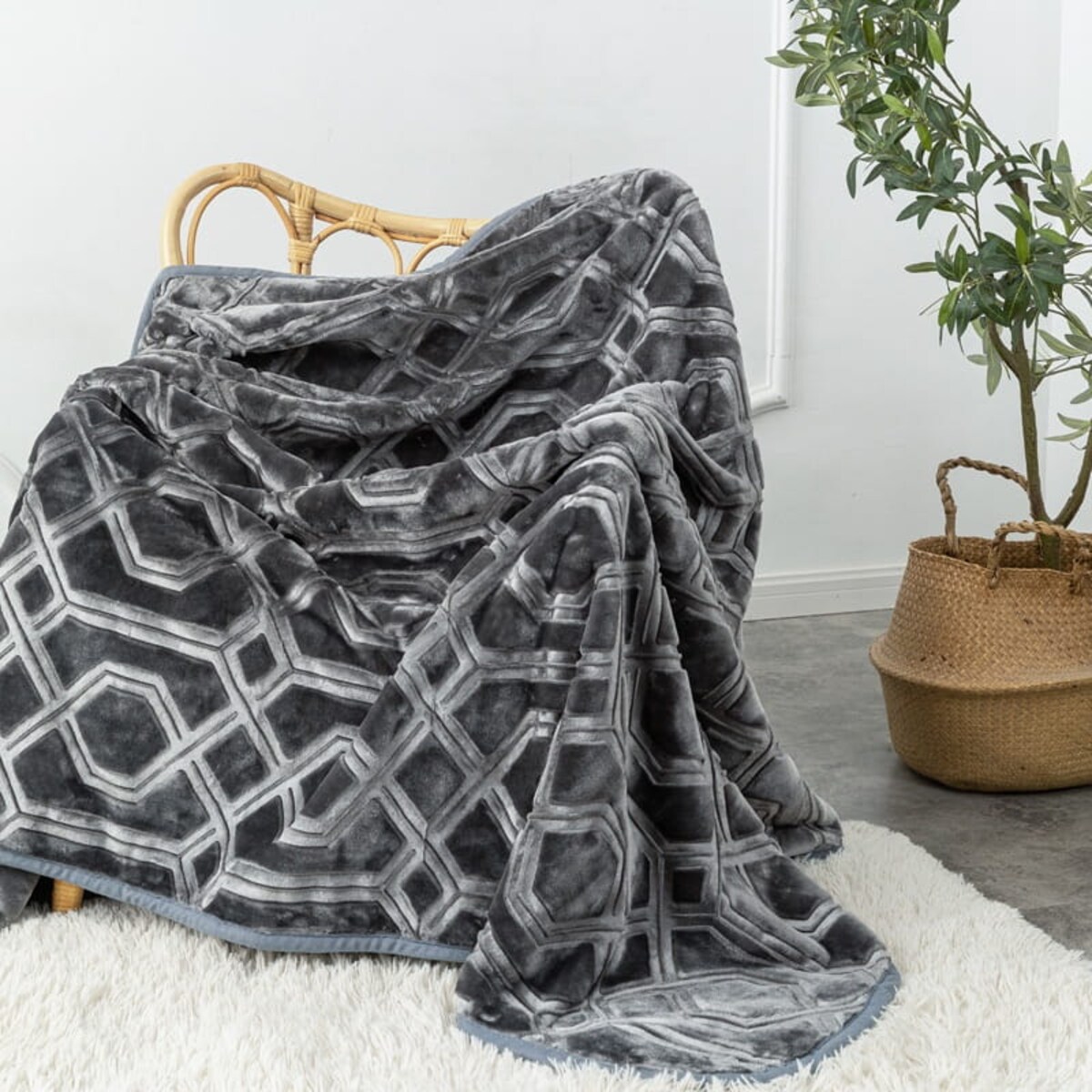 KOC CIEPŁY GRUBY MIĘKKI NARZUTA PLED NA ŁÓŻKO NA KANAPĘ 160x200cm