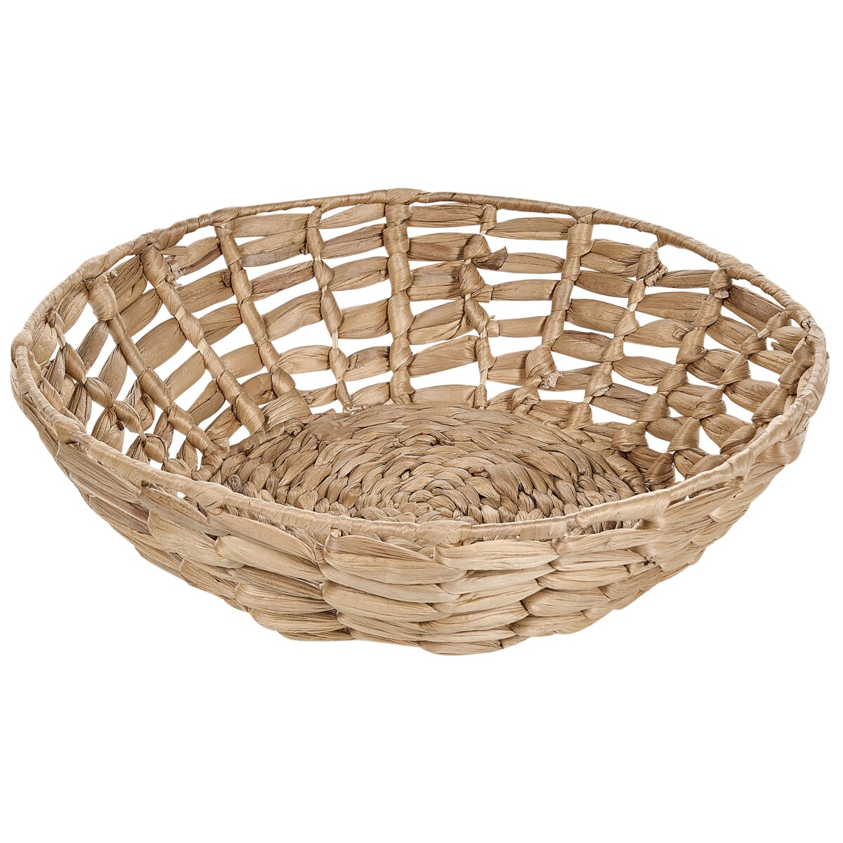 Zestaw 2 mis dekoracyjnych DALAT Plecionka Naturalny