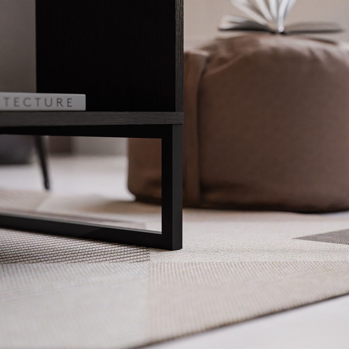 Stolik kawowy MOONLIGHT czarny kaszmir