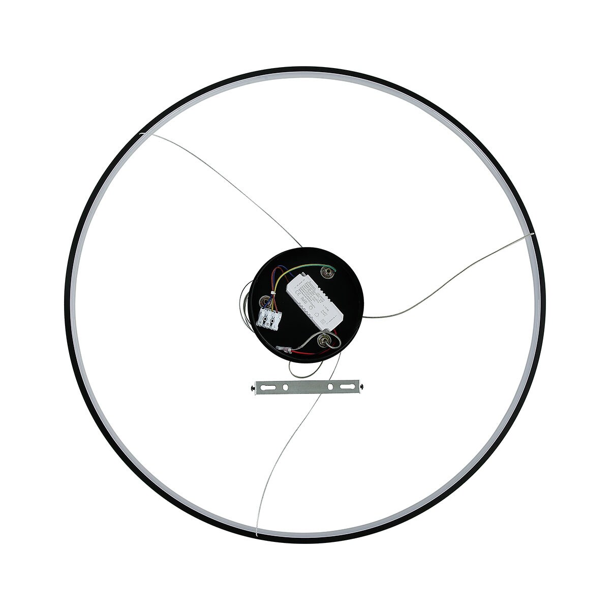 Lampa sufitowa wisząca Light Prestige Ring czarny LED 3000K 1 szt.