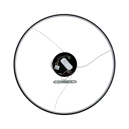 Lampa sufitowa wisząca Light Prestige Ring czarny LED 3000K 1 szt.