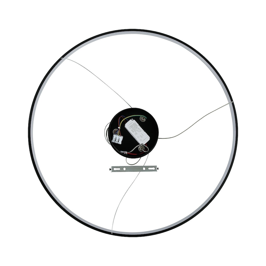 Lampa sufitowa wisząca Light Prestige Ring czarny LED 3000K 1 szt.